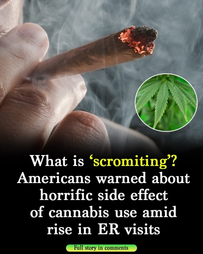 What is ‘scromiting’? US citizens warned about terrifying cannabis side effect.