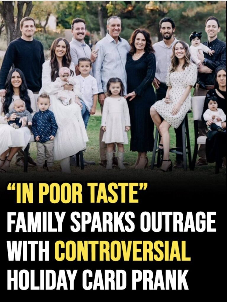 The internet is divided over this family’s controversial holiday card photo.