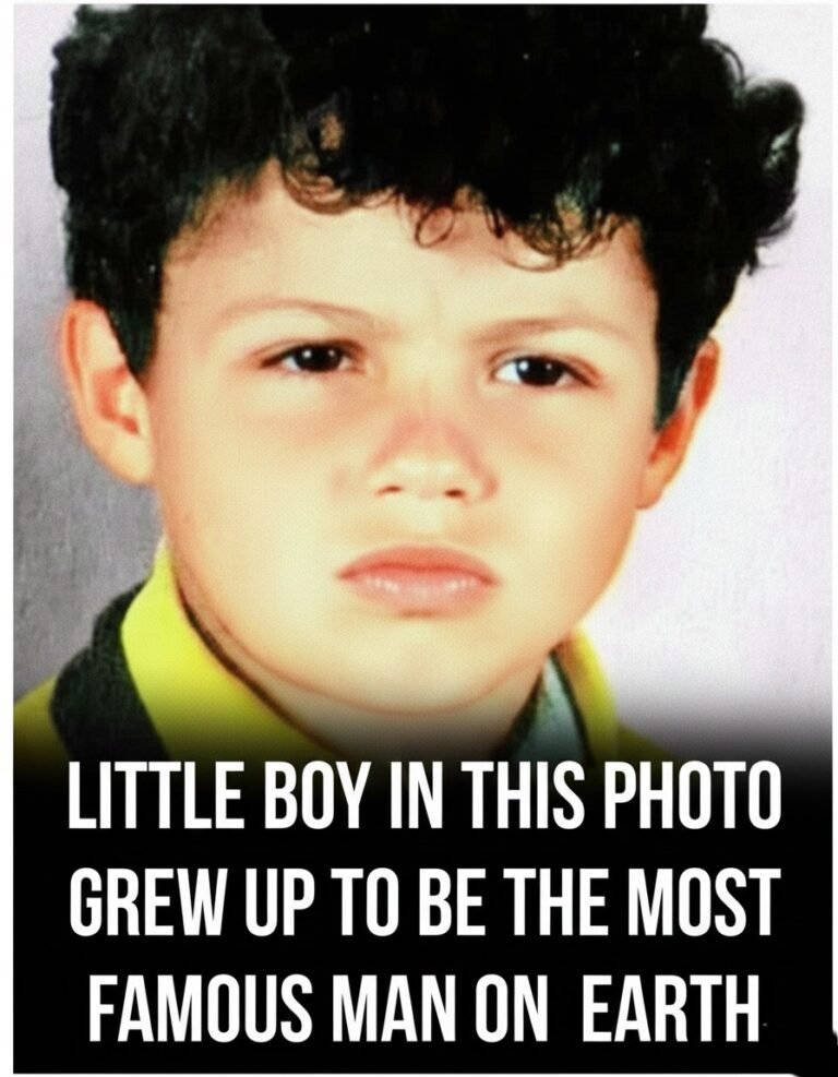 The little boy in this photo is now the most famous man on earth!