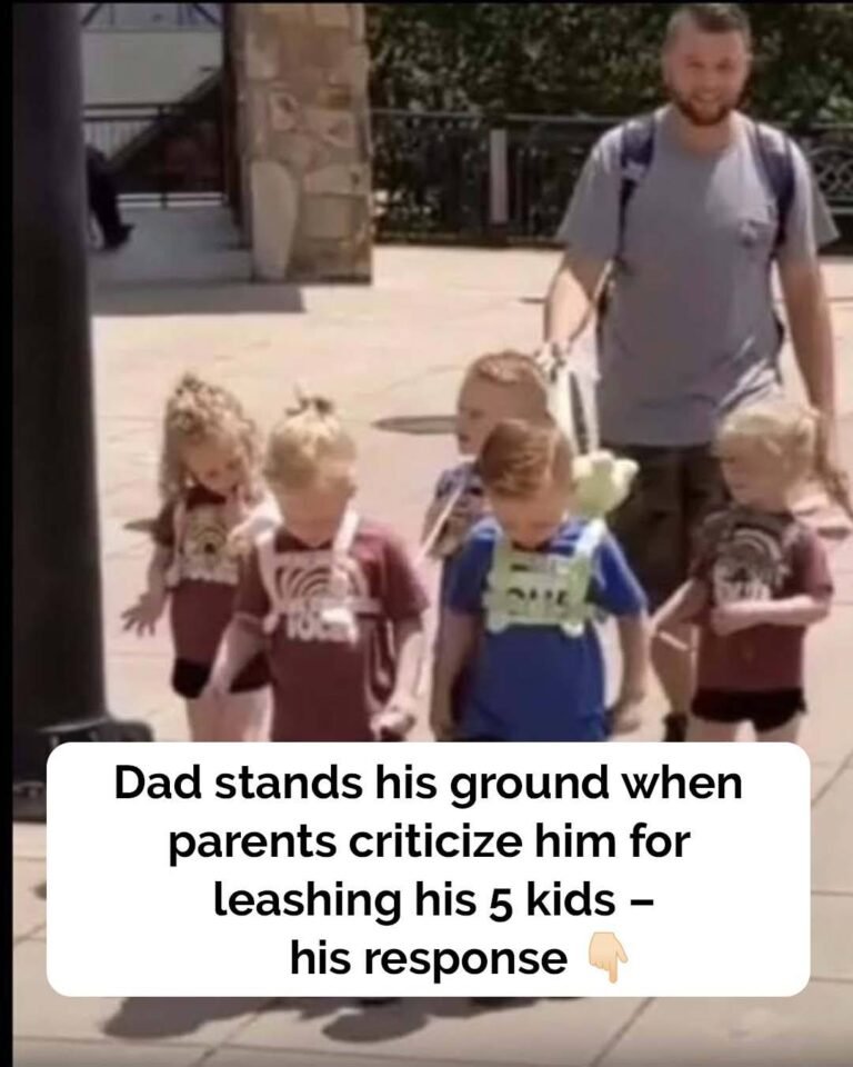 Dad gets massively shamed for putting leashes on his 5-year-old quintuplets