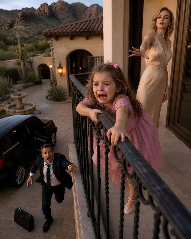 The Millionaire Came Home Early… and Saw His Stepmother Trying to Throw His Little Girl Off the Balcony — But His Ice-Cold Reaction Shocked Everyone