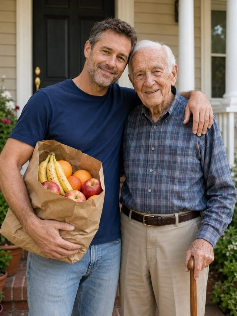 For twelve years, I brought groceries to my 84-year-old neighbor every sunday… After his funeral, his lawyer handed me an old worn suitcase… and what was inside made my entire body tremble…