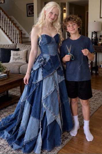 My Brother Sewed One from Our Late Mom’s Jeans Collection, and What Happened Next Made Her Jaw Drop