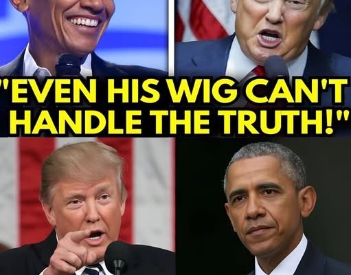 B.a.r.a.c.k O.b.a.m.a Roasts D.o.n.a.l.d T.r.u.m.p as His Wig Lifts on Live TV — Crowd Erupts in Uncontrollable Laughter as the Broadcast Spirals into Chaos