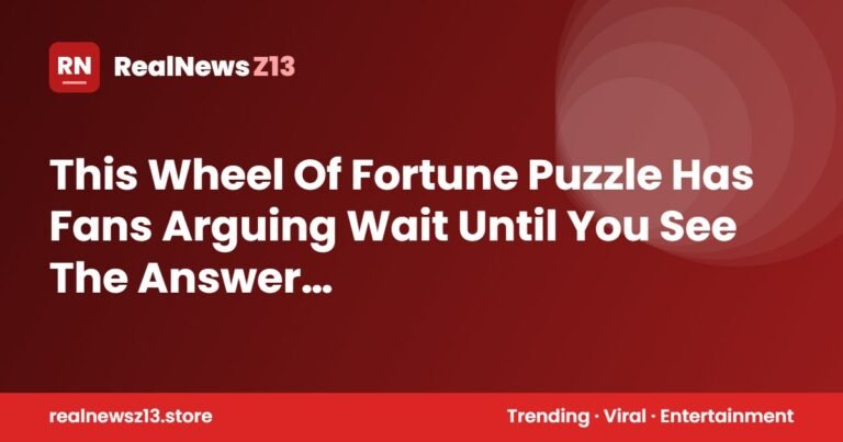 This Wheel Of Fortune Puzzle Has Fans Arguing Wait Until You See The Answer See More